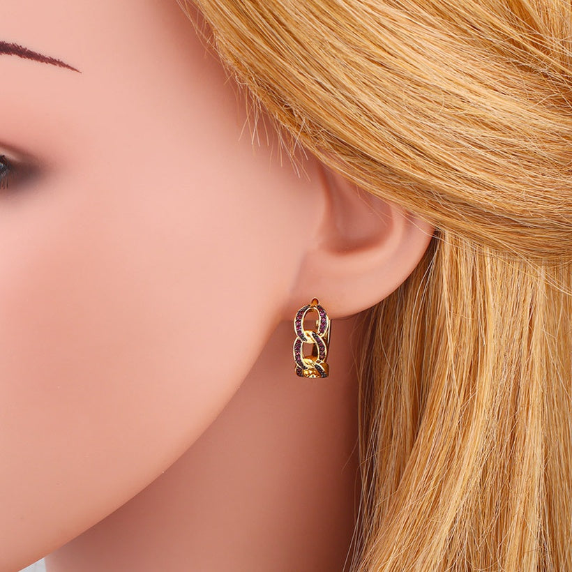 MiniLux Blue/Green Twist Earrings