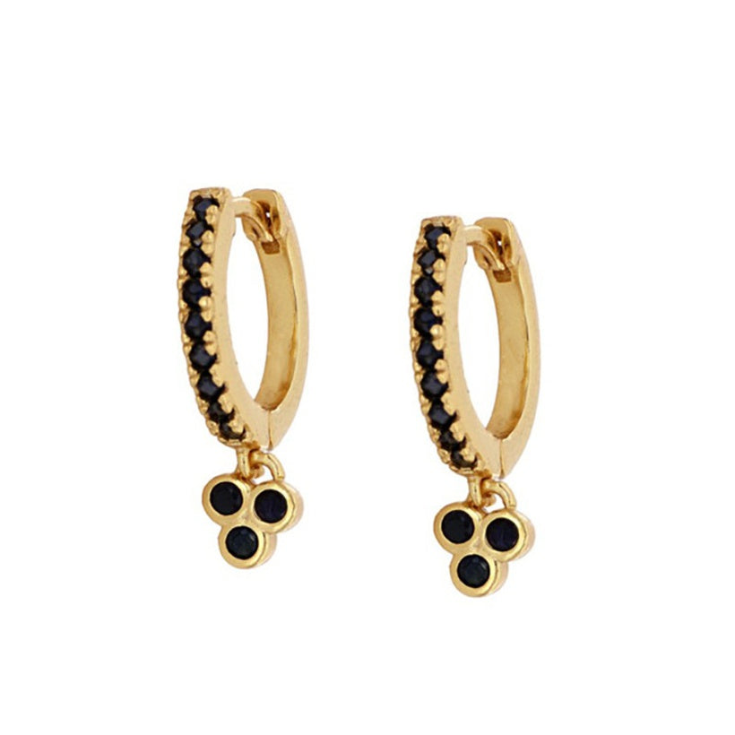 Clover pendant earrings