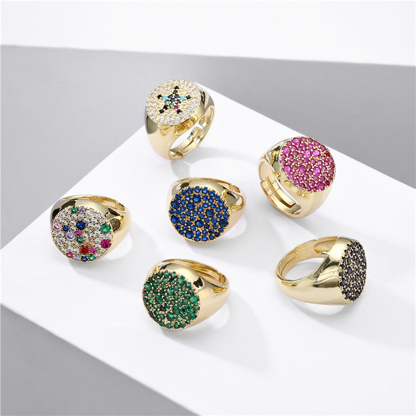 Round Zirconia Ring