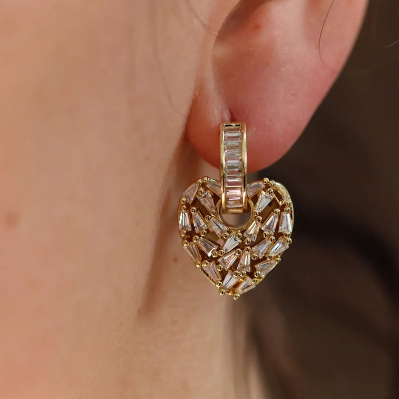 MiniLux Heart earrings