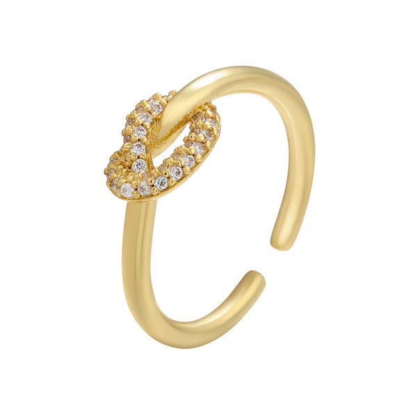 Knot Zirconia Ring