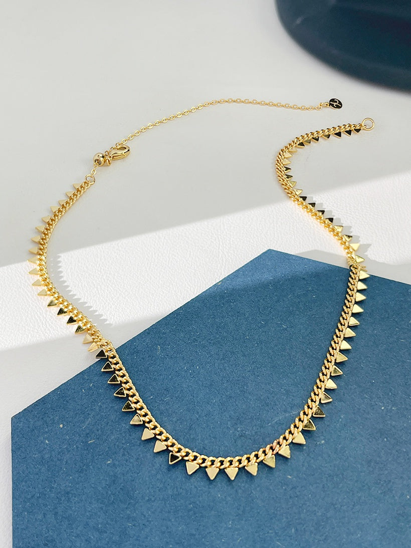 Heart snake bone necklace