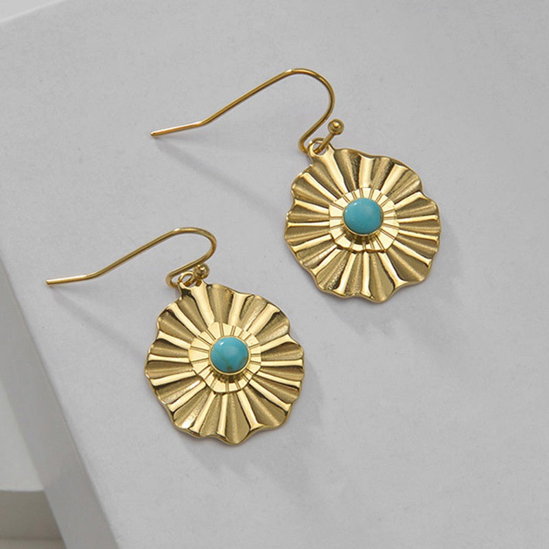 Sunflower earrings