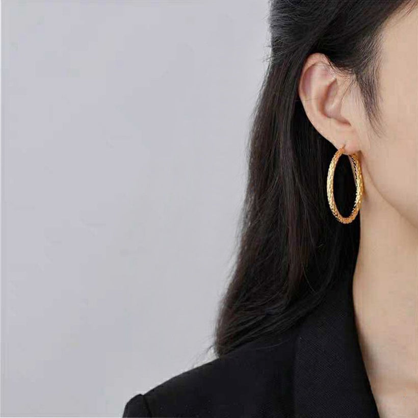 18k gold plated Hoop Earrings