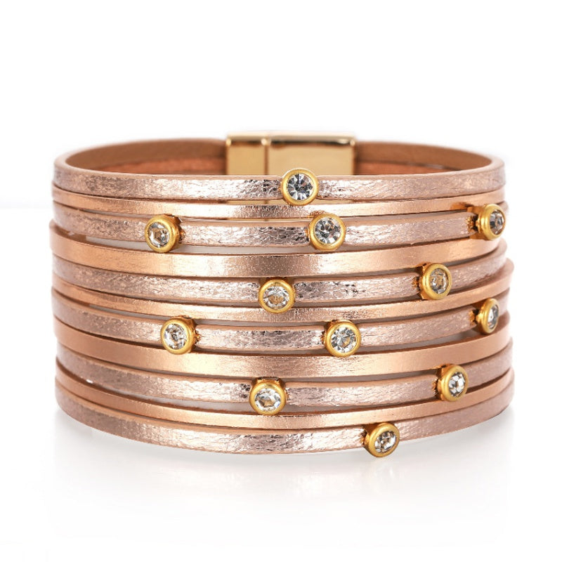 Mutilayer Leather Bracelet