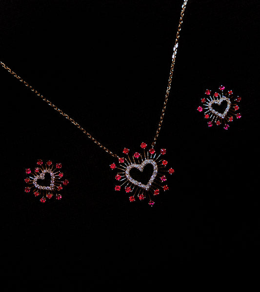 Radiant Heart Earrings
