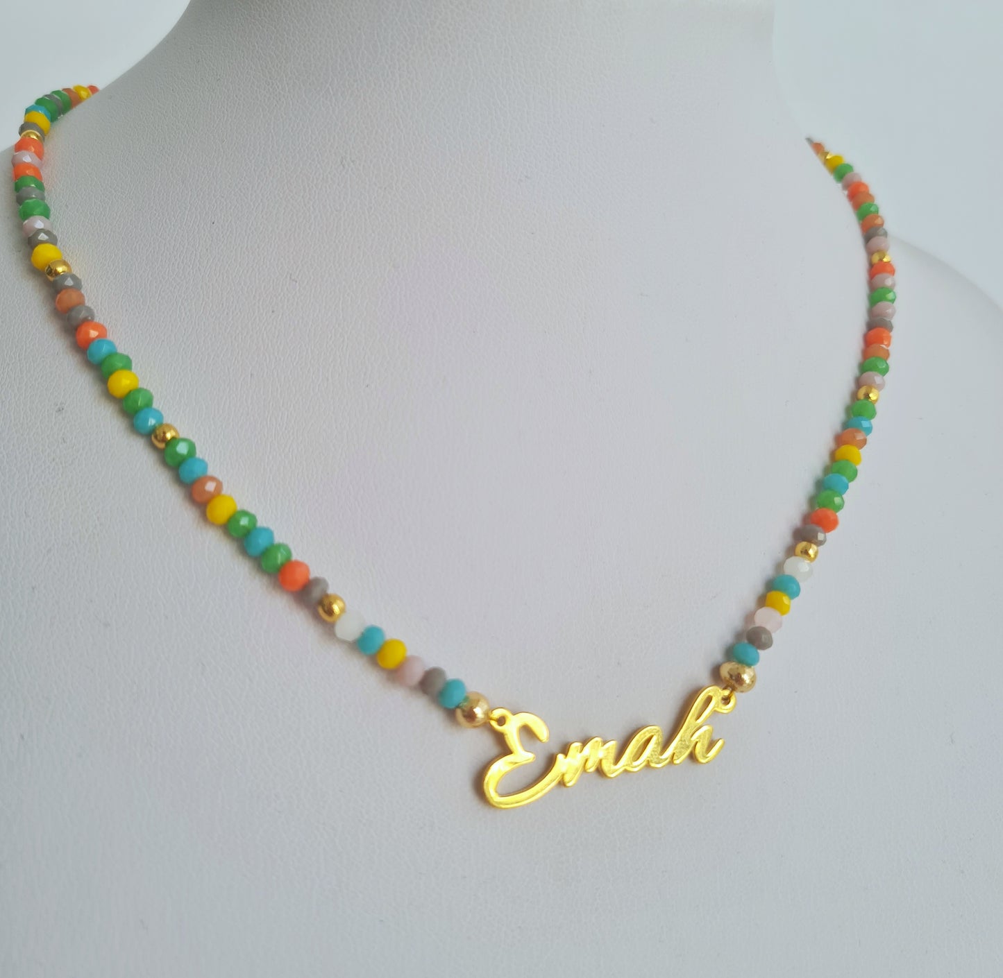 Bead Name Necklace