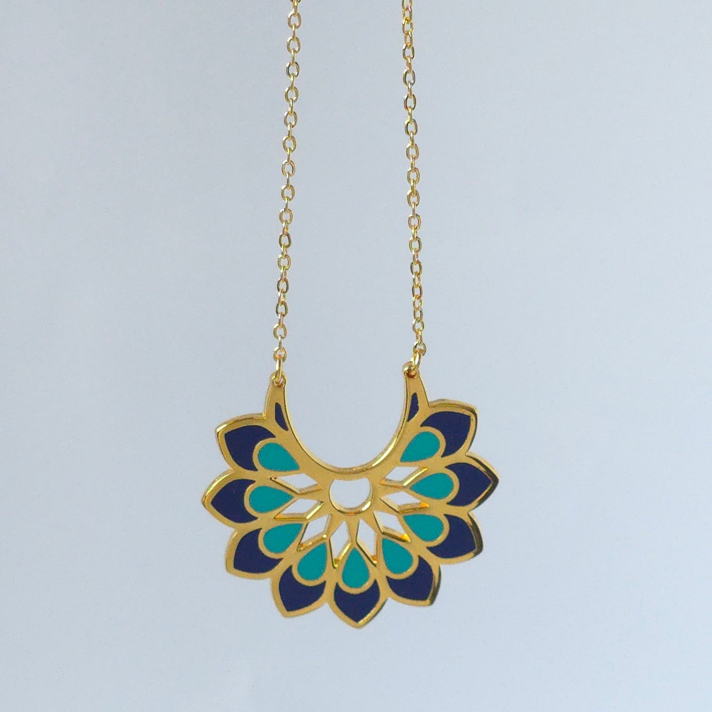 Mandala Flower Necklace