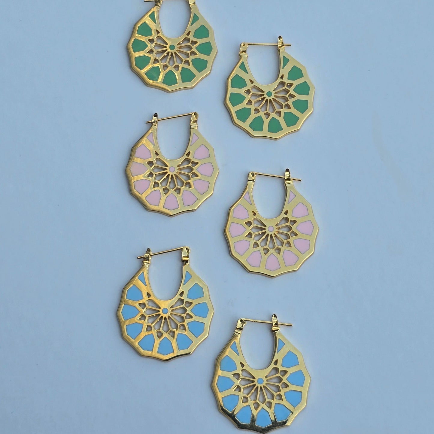 Mandala Enamel Flower