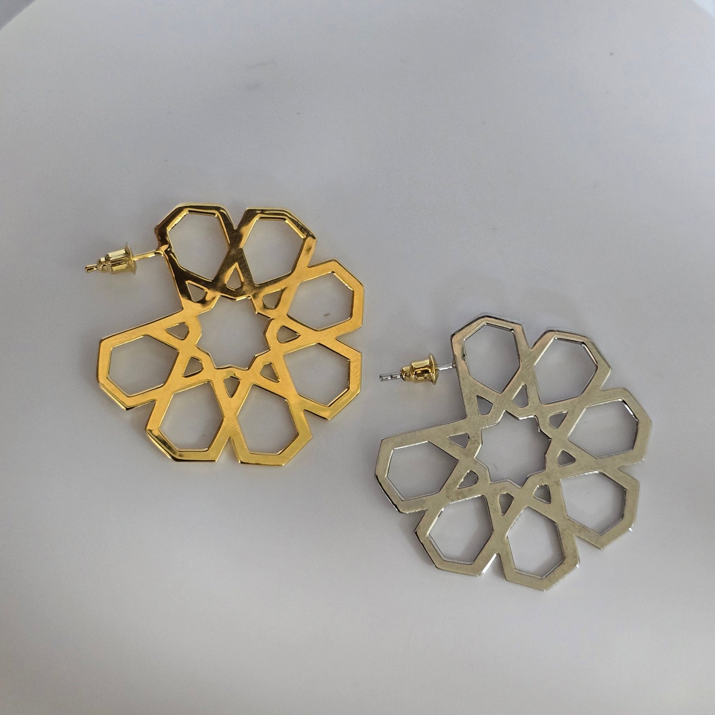 arabesque mosaic earrings jewelry