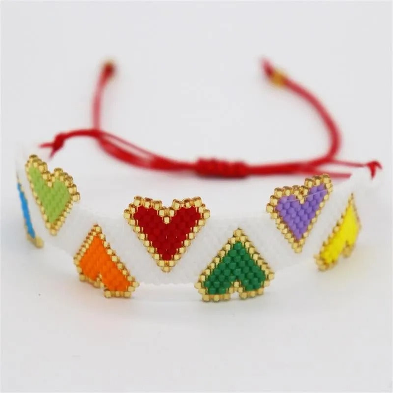 Miyuki beads bracelet " Colour love"