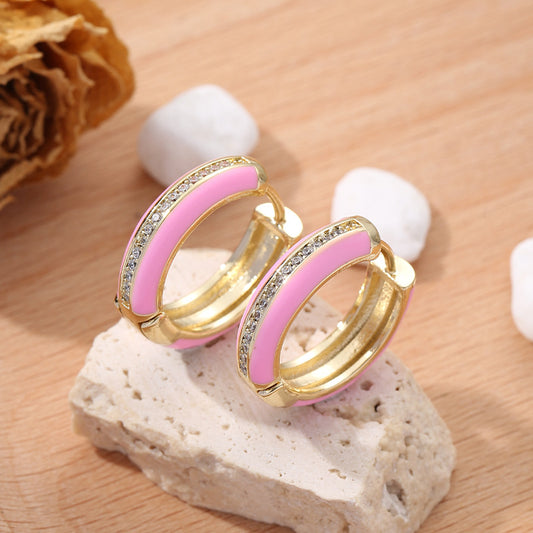 Light pink earrings
