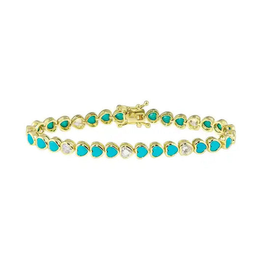MiniLux turquoise tennis bracelet
