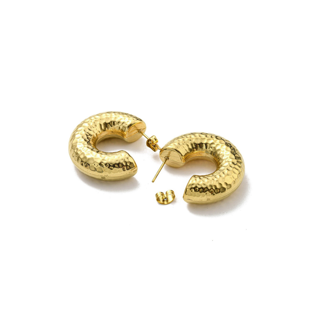 Hammered Hoops earrings