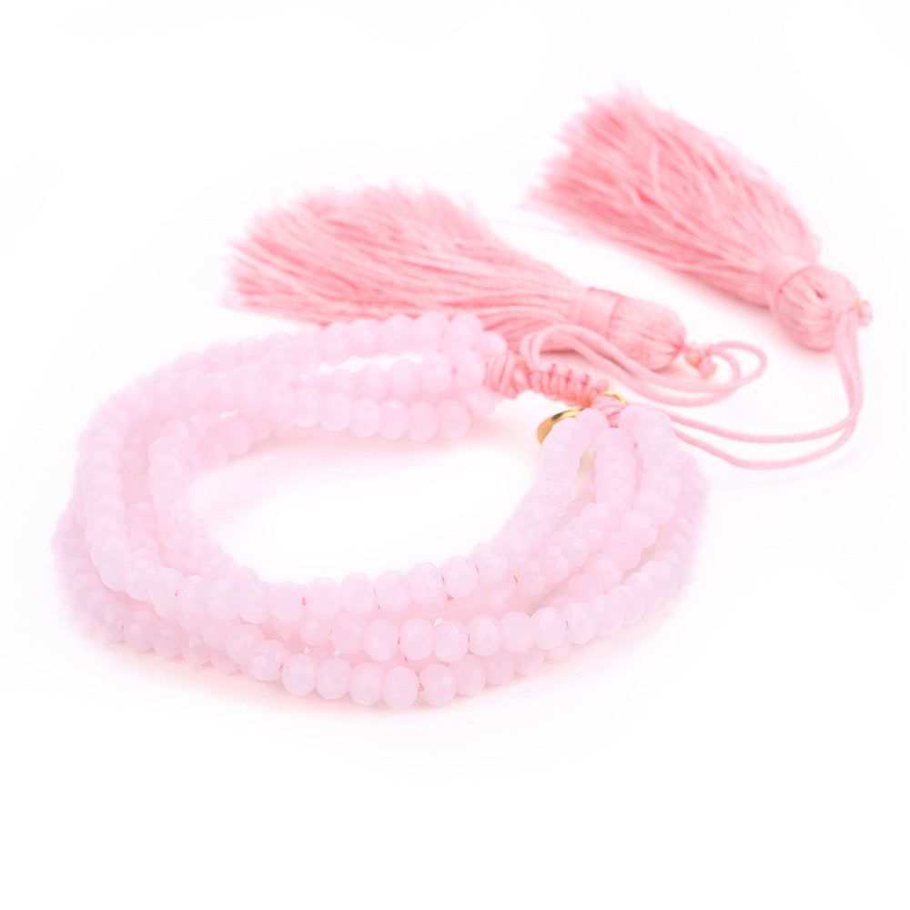 Beaded Bracelet Pink