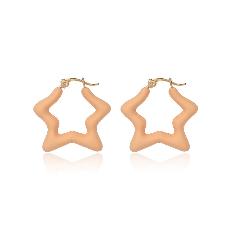 Candy Blue Star Earring