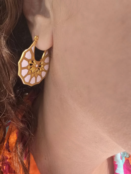Mandala Enamel Flower