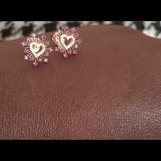 Radiant Heart Earrings