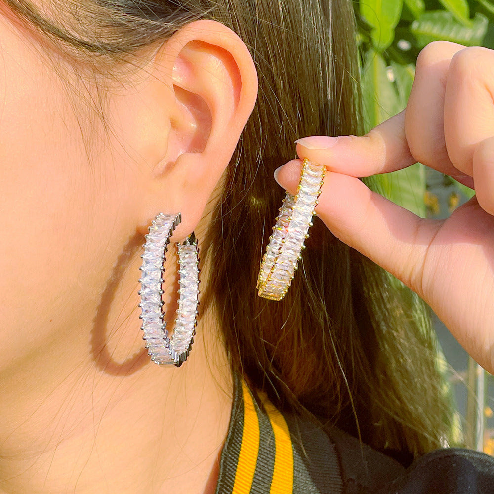 MiniLux "Roma" silver earrings