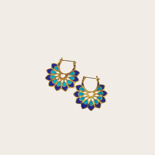 Mandala Flower Earrings