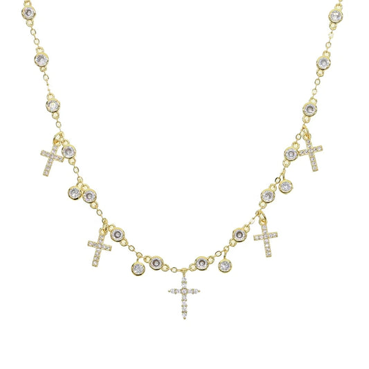 MiniLux Cross necklace
