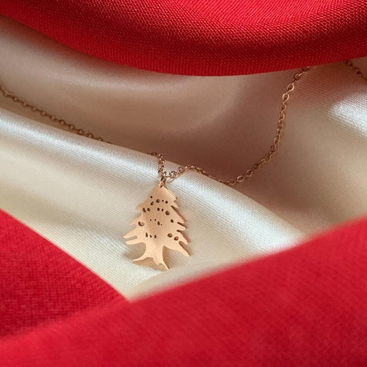 MiniLux Simple Cedar Necklace  عقد ارزة لبنان
