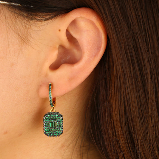 MiniLux "Maria Elena Green" Earrings