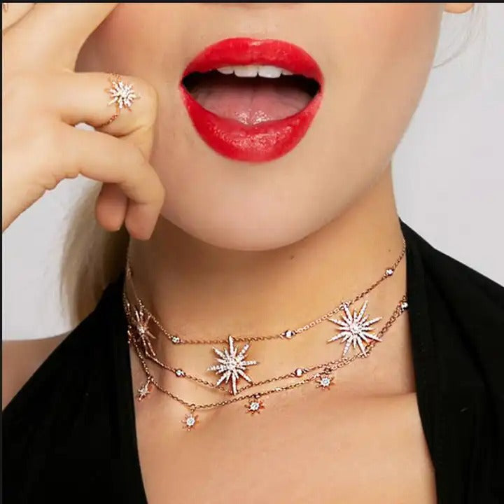 MiniLux Choker 3 Stars necklace