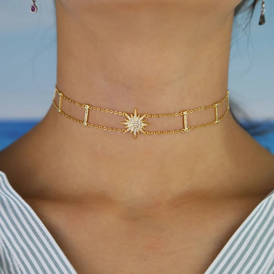 MiniLux Choker Big Star necklace