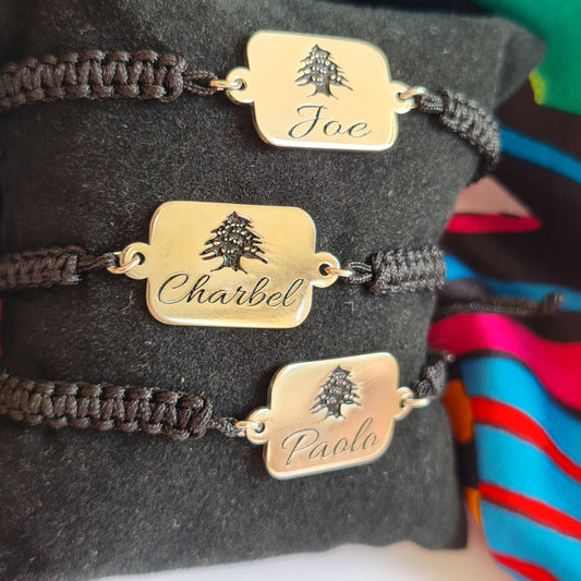 Customizable "Name, drawing" bracelet