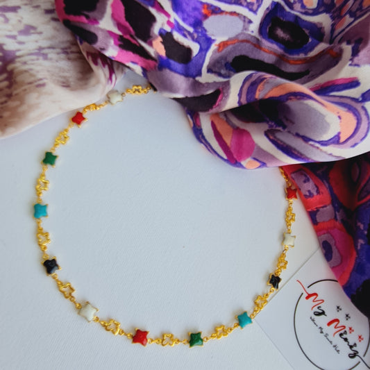 Enamel Butterfly Necklace