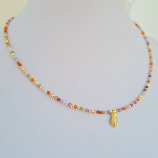shell choker necklace