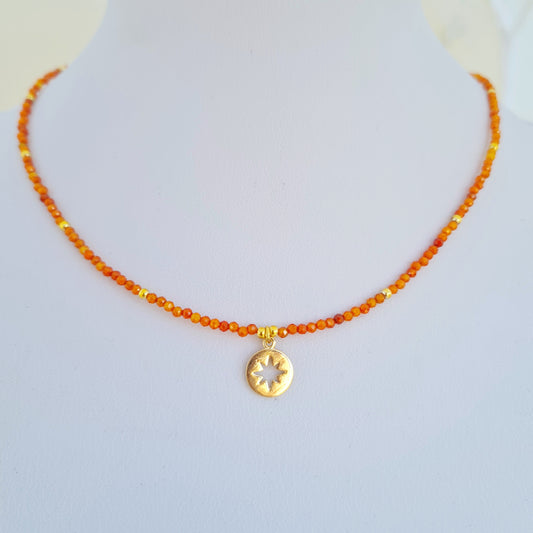 Aurora star choker necklace