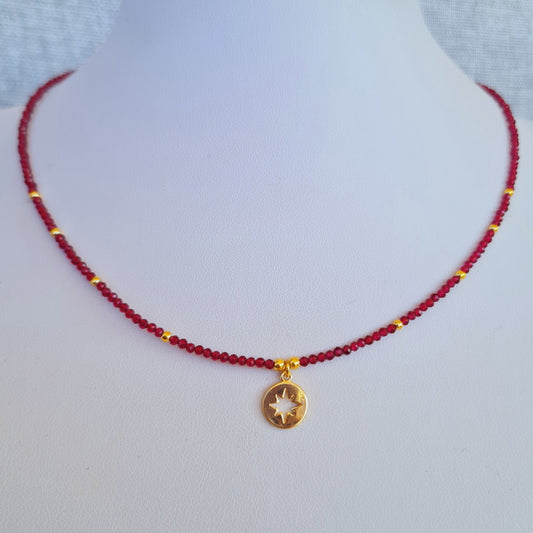 Open star Choker Necklace