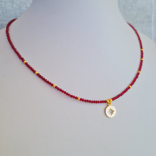 Open star Choker Necklace