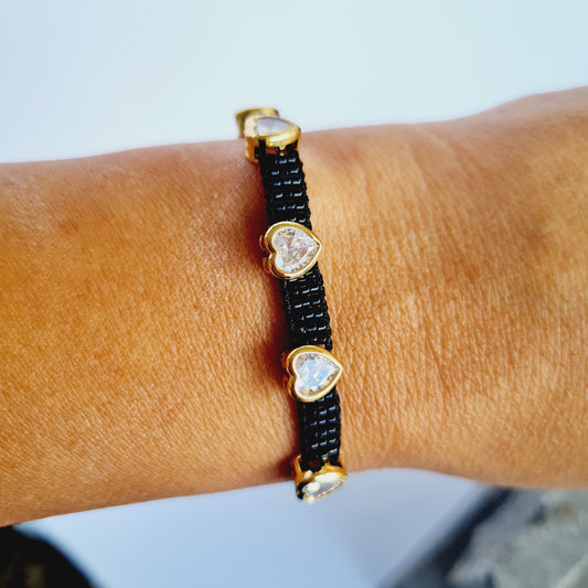 Miyuki Heart Bracelet