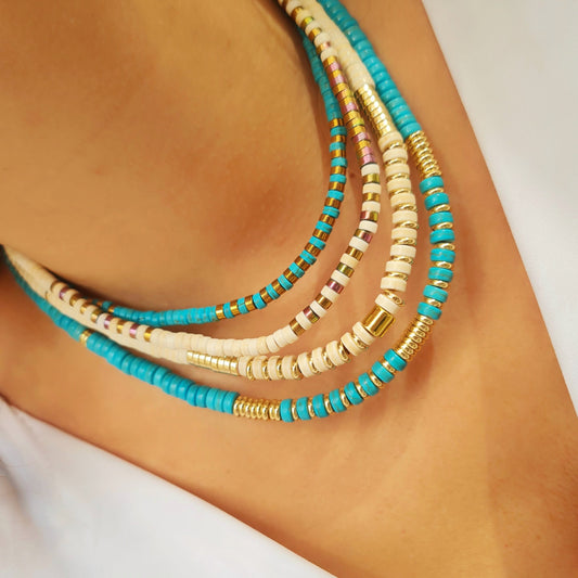White turquoise necklace