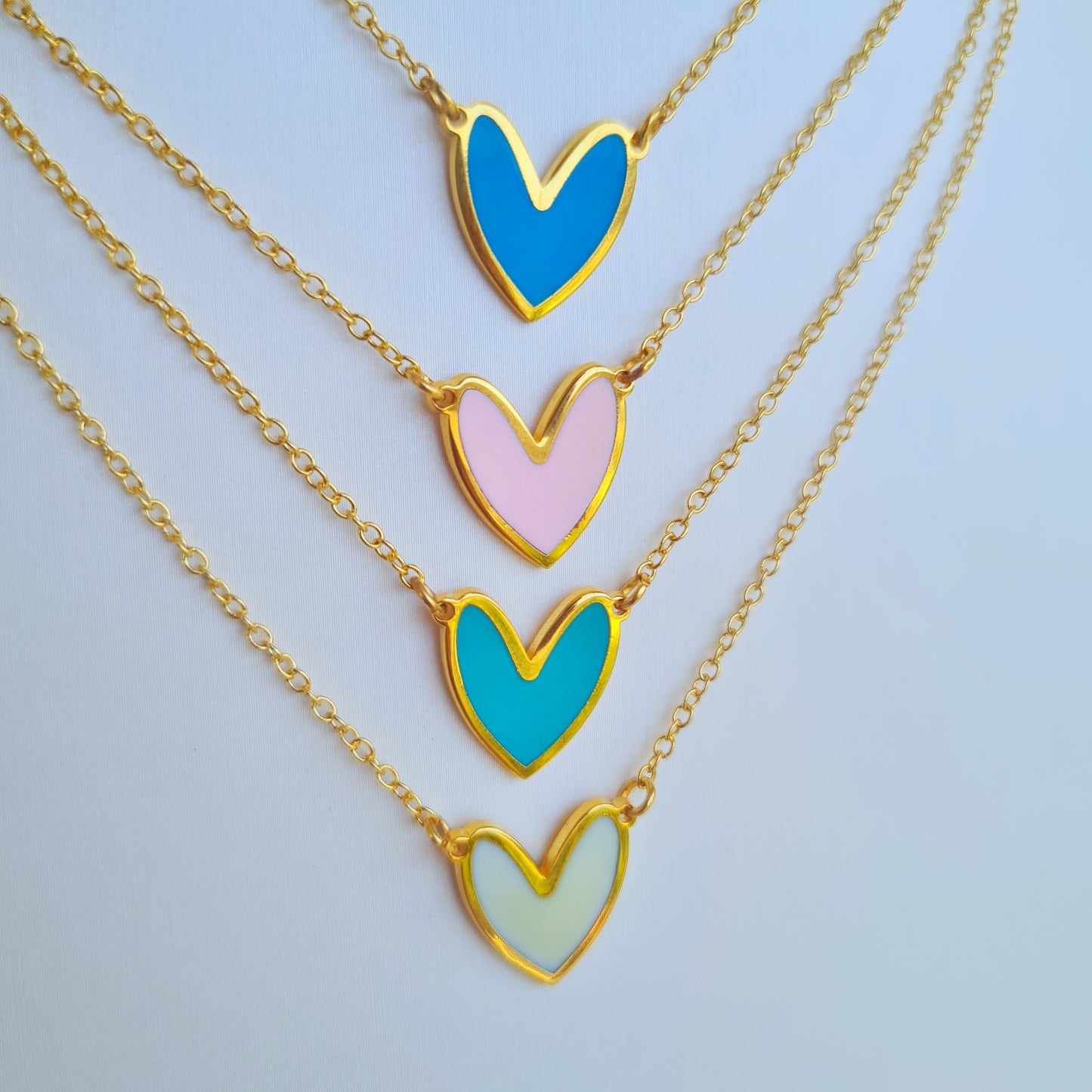 Enamel heart