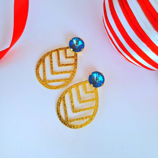 Minilux "Madridd" earrings in Blue