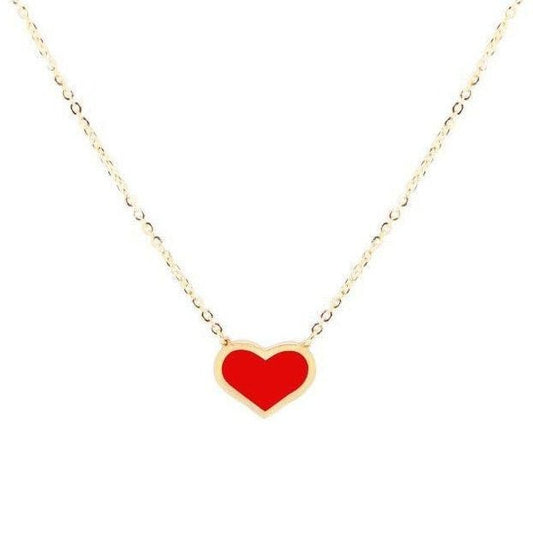 True  Love enamel necklace