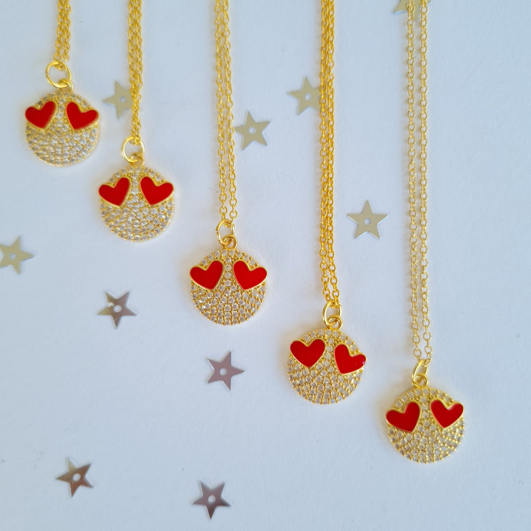MiniLux "Smiley Heart" necklace