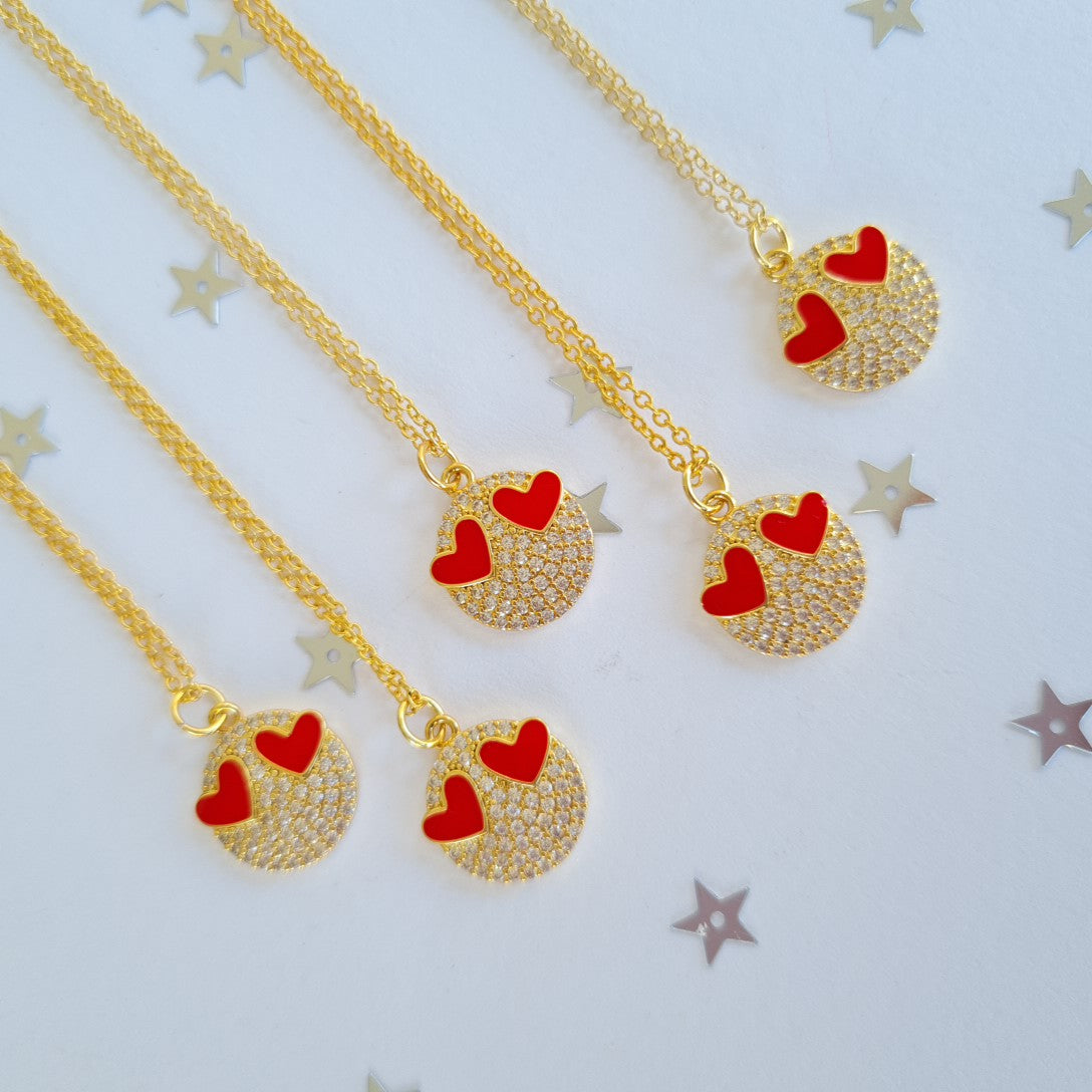 MiniLux "Smiley Heart" necklace