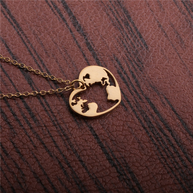 Planet Heart Necklace