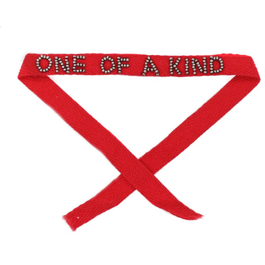 Rope word bracelet "One of a kind"