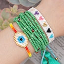 Miyuki beads bracelet "Multicolour love"