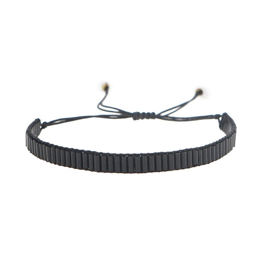 Miyuki beads bracelet "Black"