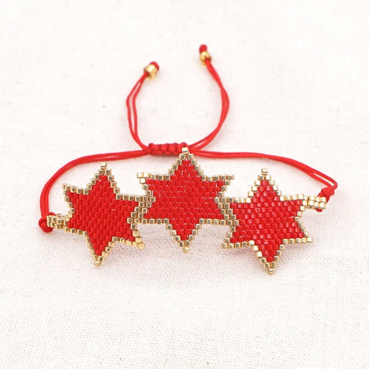 Miyuki beads bracelet "Stars"