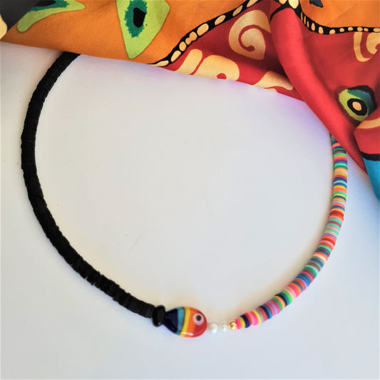 Surfer beads "Nemo" necklace