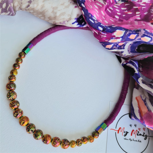 Surfer beads "Cosmos" necklace