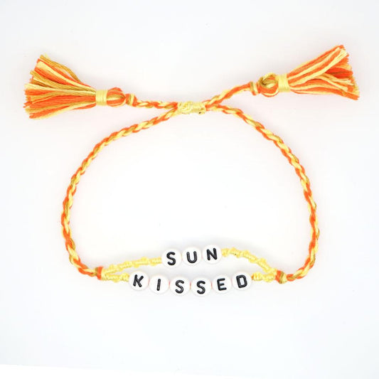Letter Boho bracelet "Beach Bum"